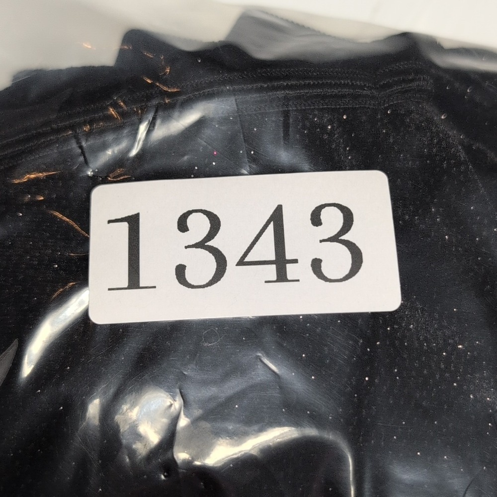 Juicy Couture M Glitter Velour Zip Jacket Y2K Bling Glam Black Y2K Glam Lounge - Picture 13 of 13